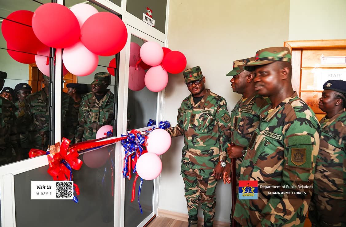 Ghana Headquarters Camp Commandant Unveils Upgraded MT Section Office