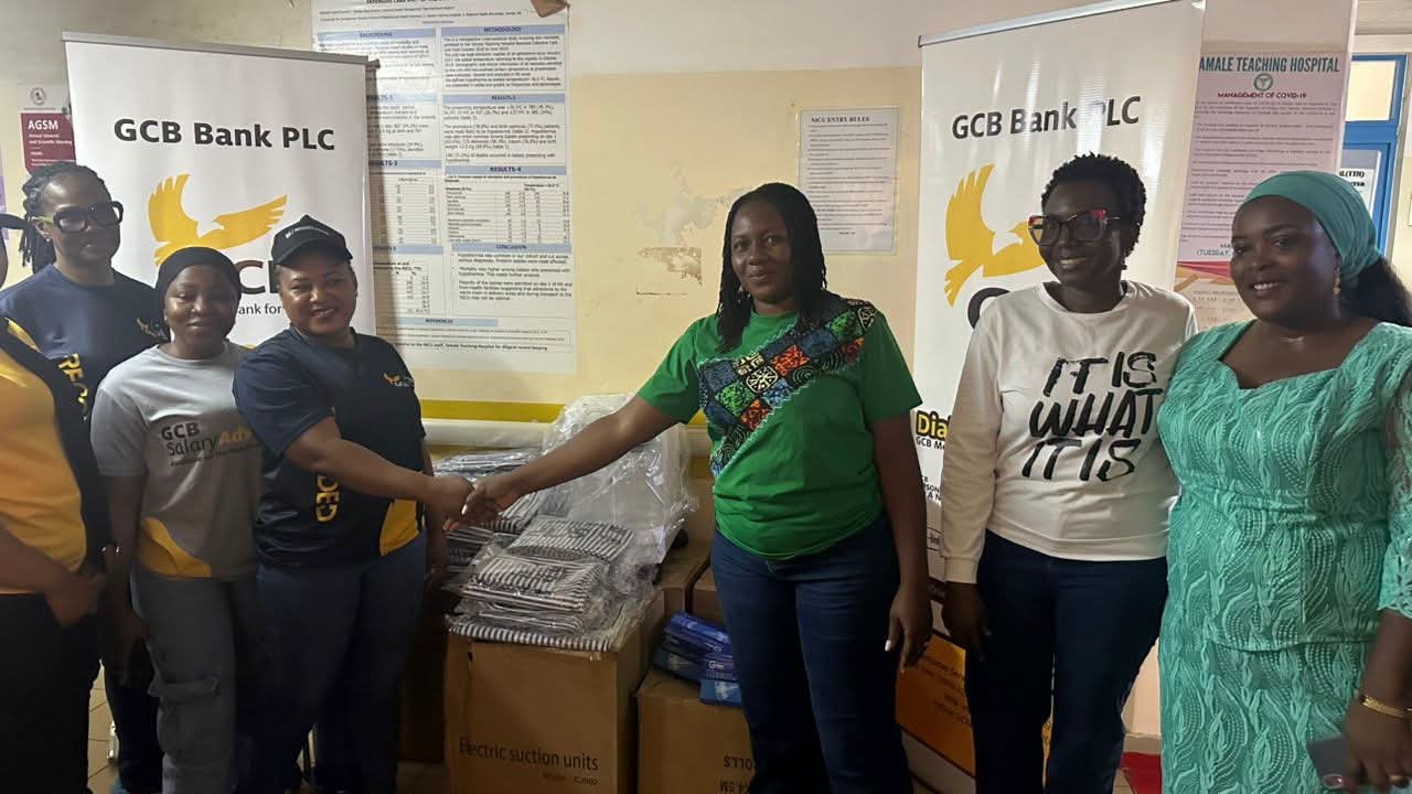 GCB Bank Tamale Staff Donates Vital Medical Equipment to Tamale Teaching Hospital NICU
