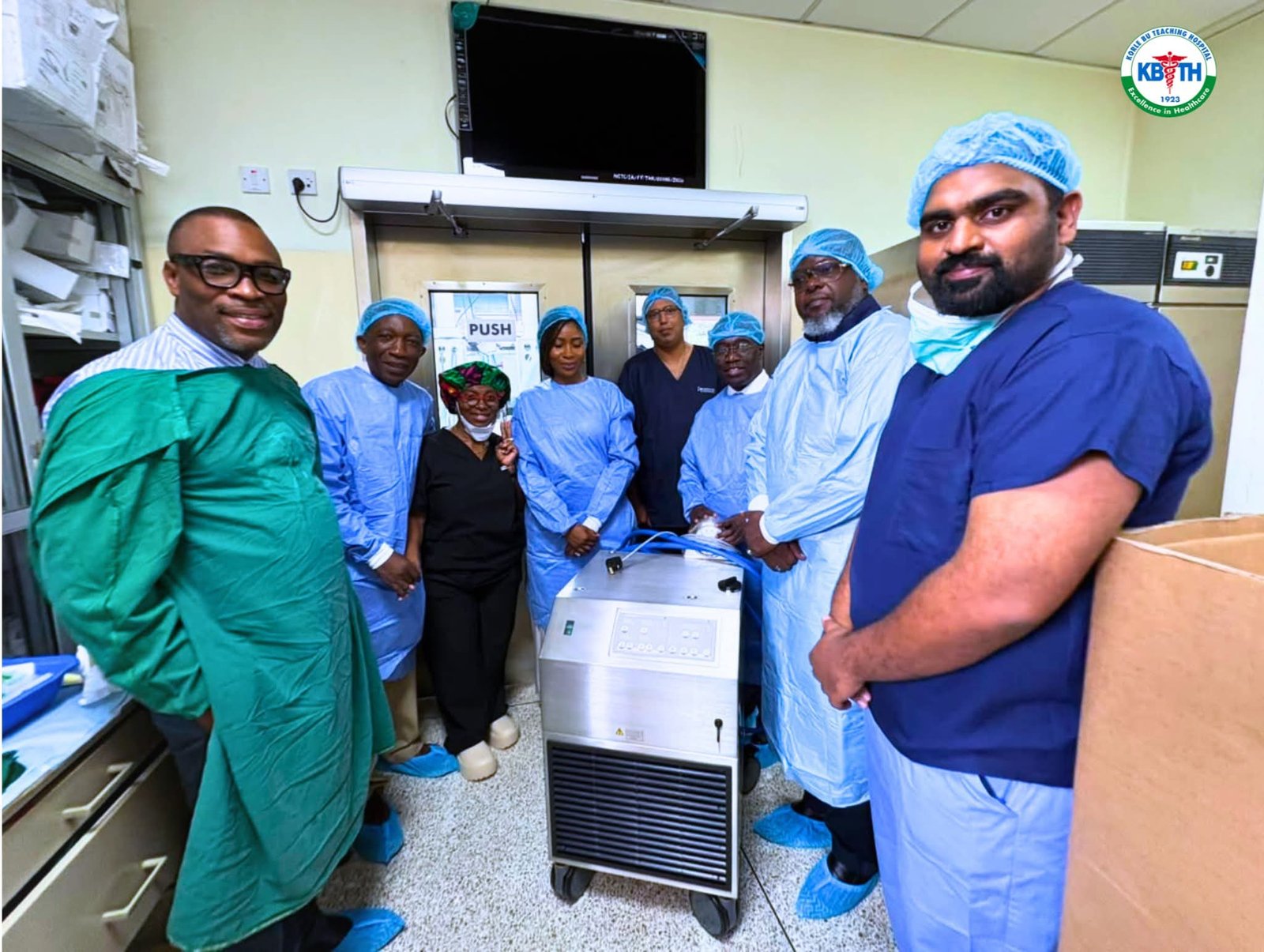 Korle-Bu's Cardiothoracic Centre Receives Major Boost as Quantum LC and WBHO Donates £75.000 Worth Medical Equipment