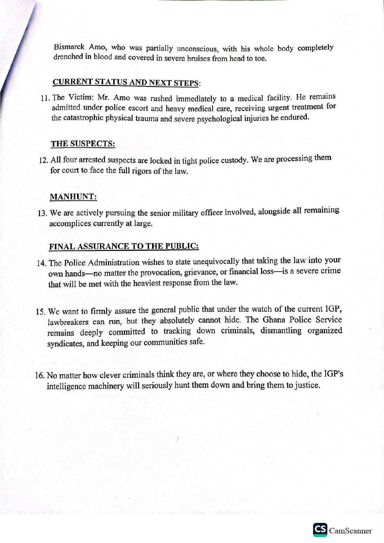 Ghana Police Rescue Kidnapped Victim and Arrest Four Suspects in Major Intelligence Operation