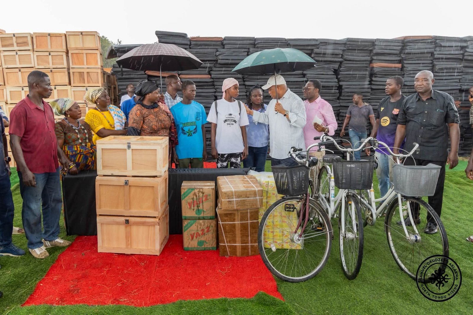 MP Samuel Okudzeto Ablakwa Donates Bicycles to 100 Day Students in North Tongu