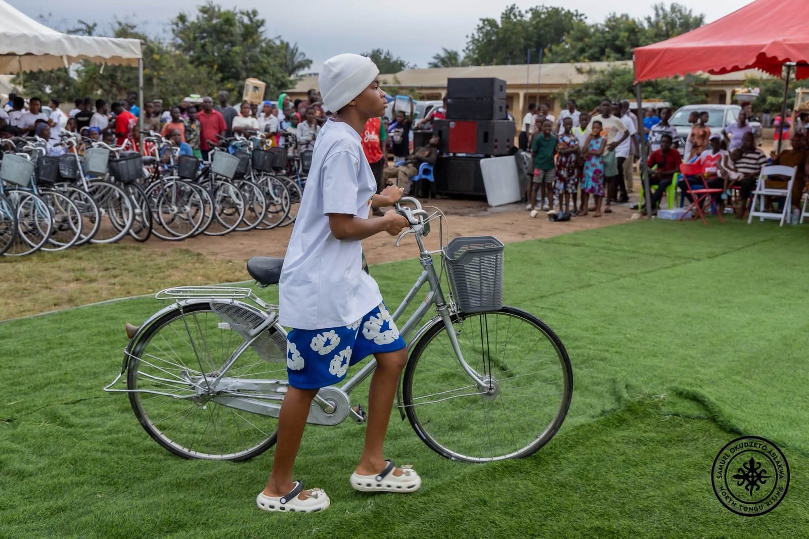 MP Samuel Okudzeto Ablakwa Donates Bicycles to 100 Day Students in North Tongu