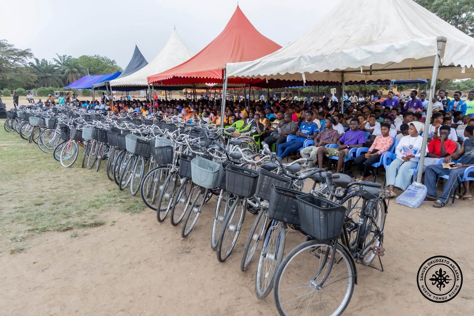 MP Samuel Okudzeto Ablakwa Donates Bicycles to 100 Day Students in North Tongu