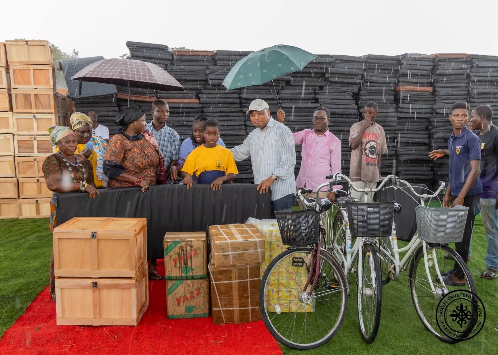 MP Samuel Okudzeto Ablakwa Donates Bicycles to 100 Day Students in North Tongu
