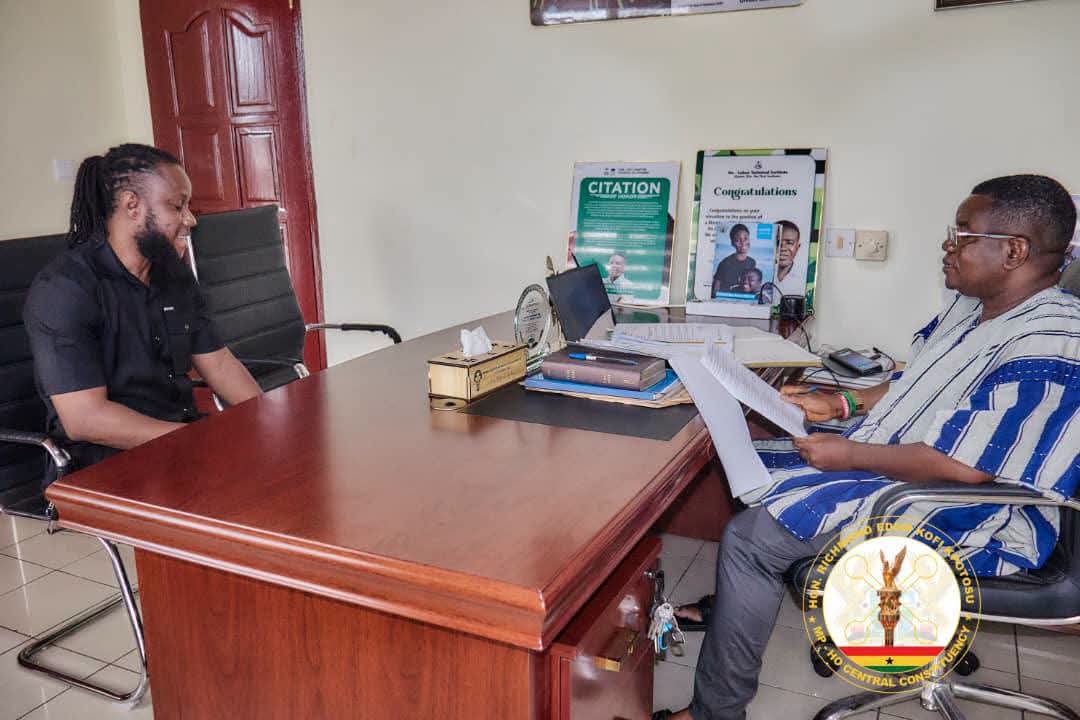 Ewe Za Founder Engages Ho Central MP to Promote Volta Cultural Heritage and Youth Empowerment