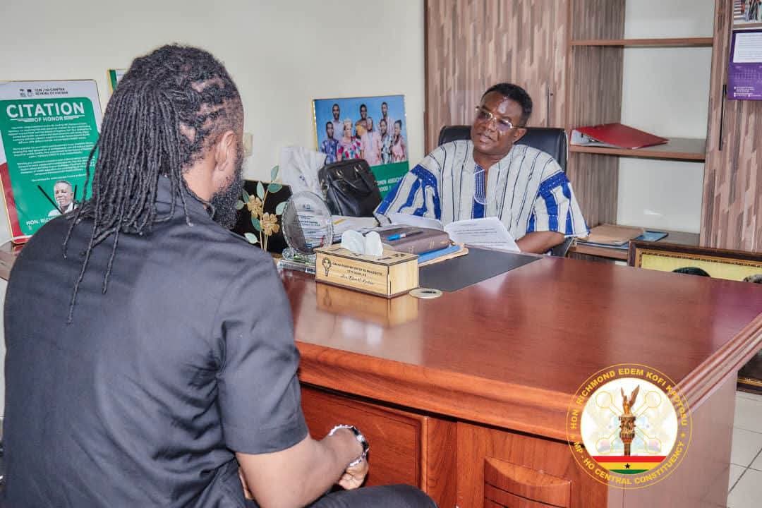 Ewe Za Founder Engages Ho Central MP to Promote Volta Cultural Heritage and Youth Empowerment