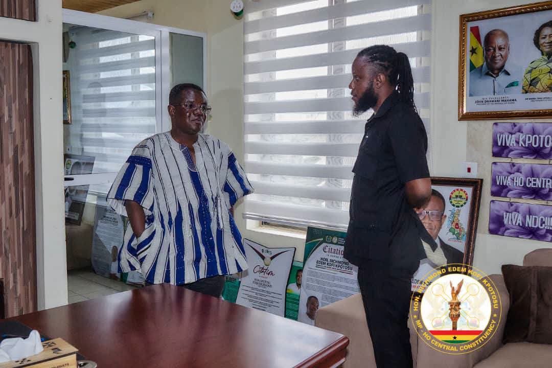 Ewe Za Founder Engages Ho Central MP to Promote Volta Cultural Heritage and Youth Empowerment