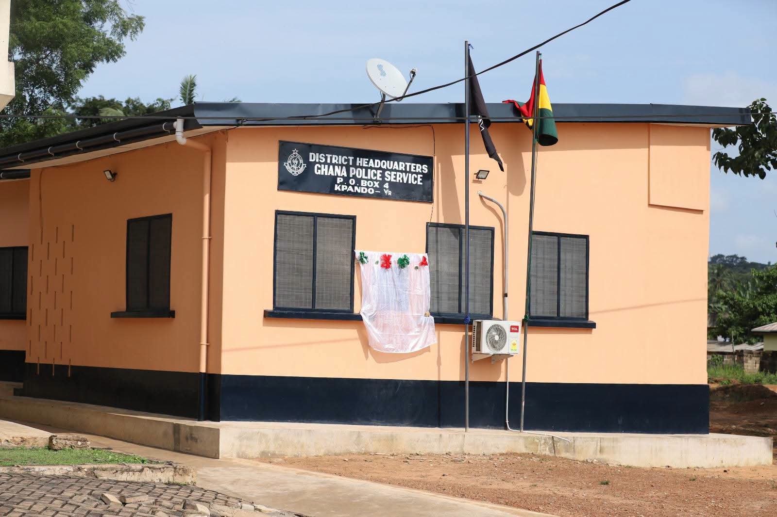 Kpando MCE Praised by Police for Renovating District Headquarters