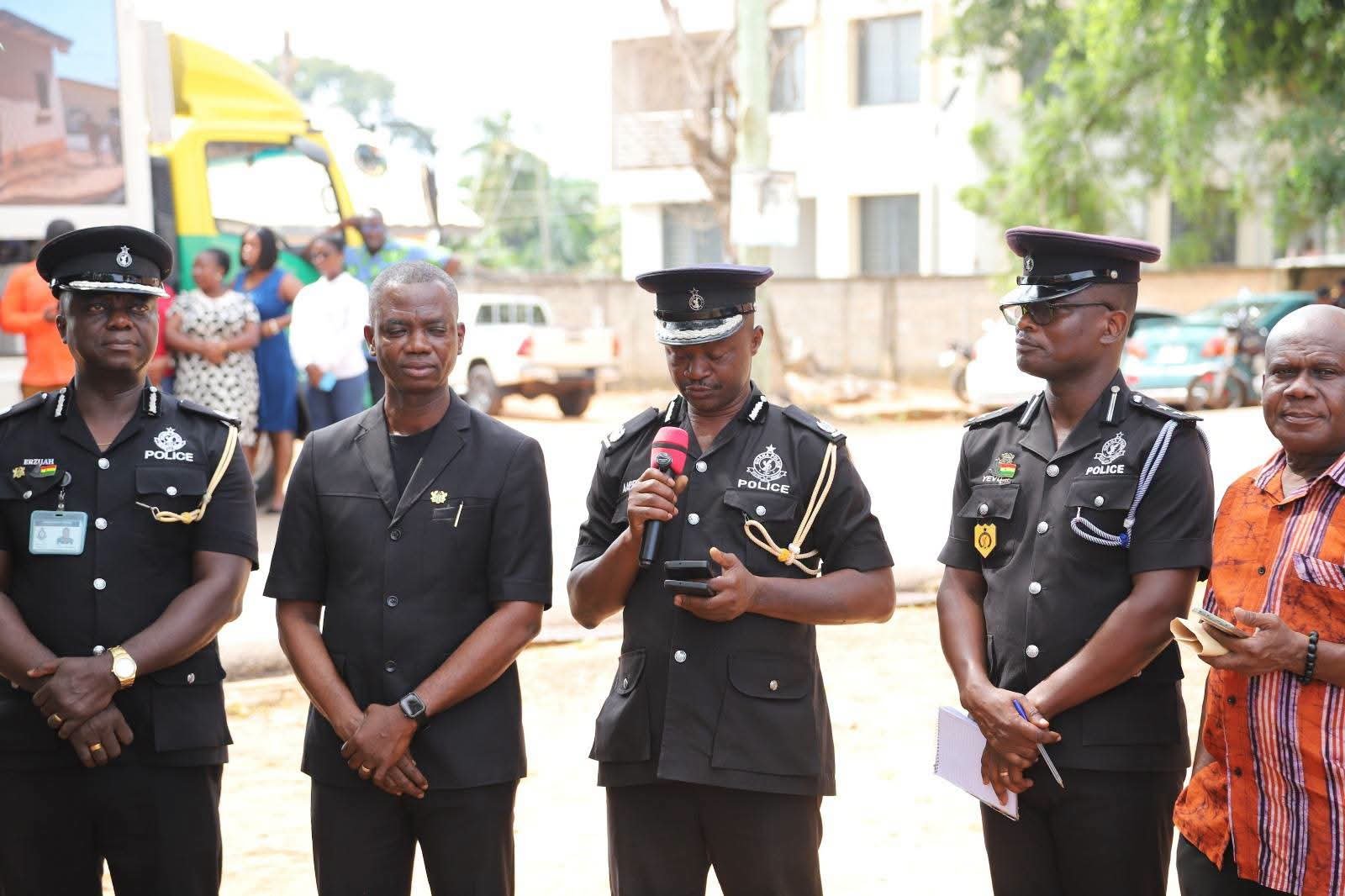 Kpando MCE Praised by Police for Renovating District Headquarters
