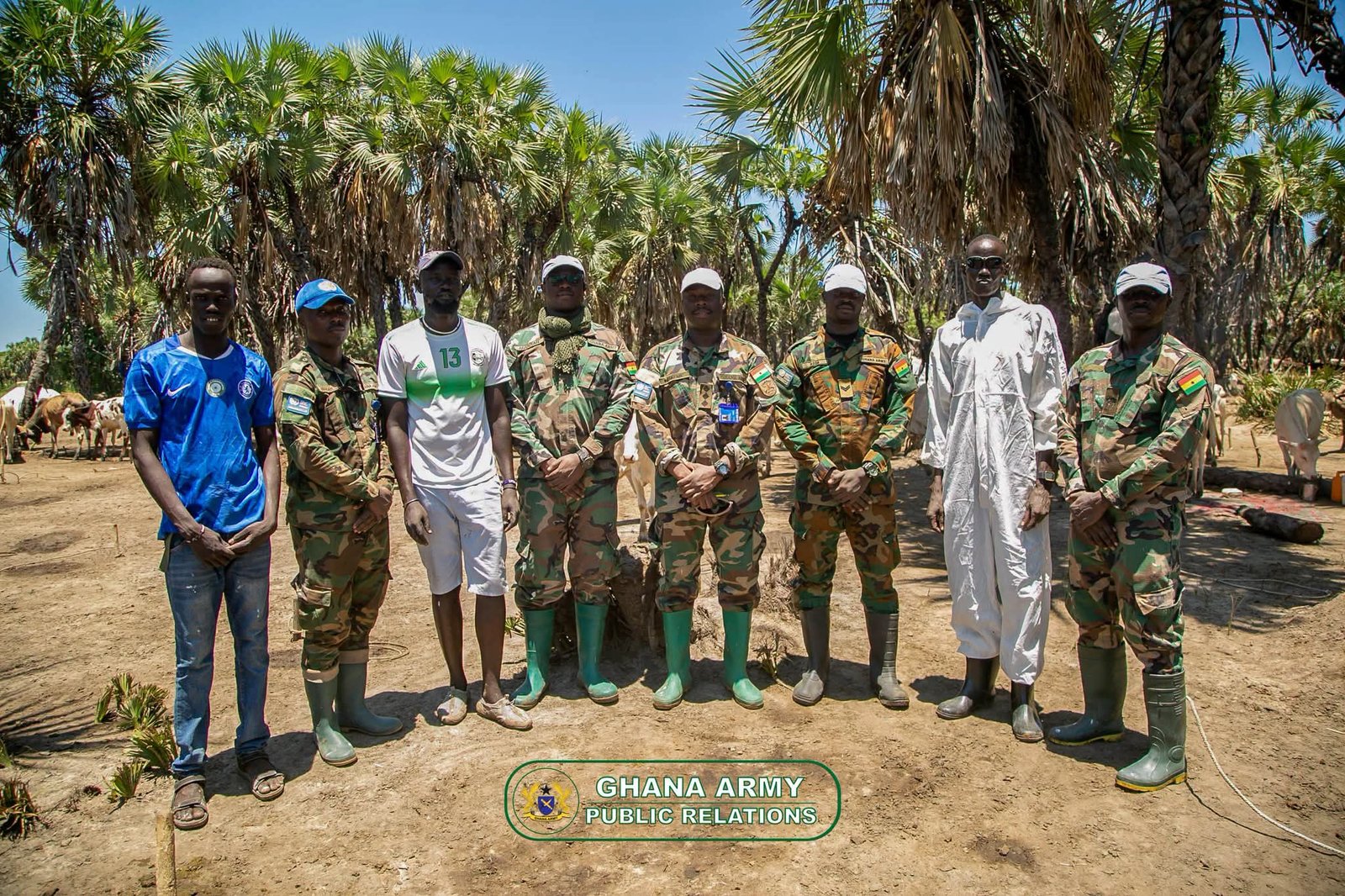 GHANBATT 13 Veterinary Outreach Delivers Vital Livestock Care in South Sudan