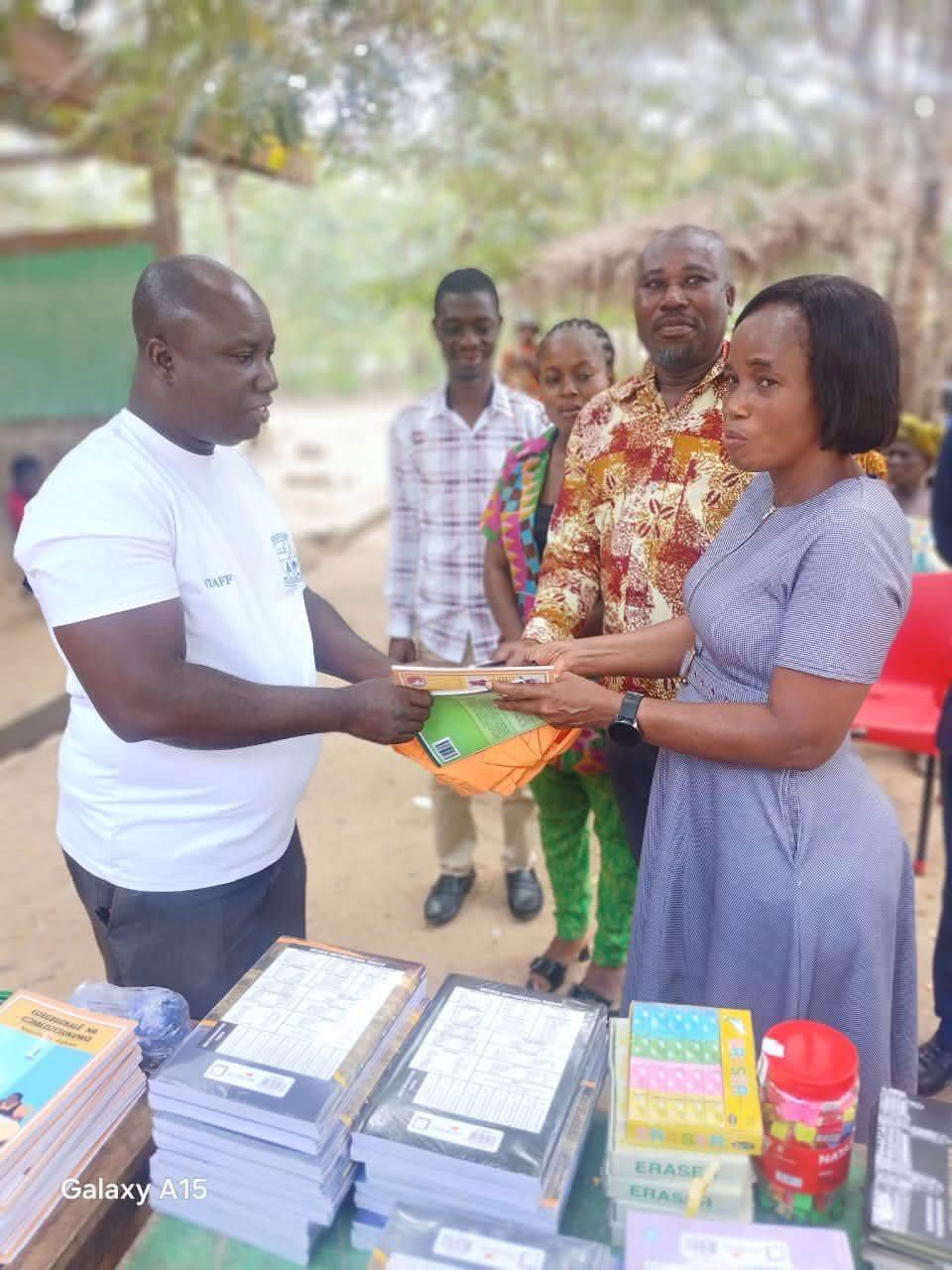 Tongu Educational Leaders Support Three Deprived Basic Schools with Learning Materials