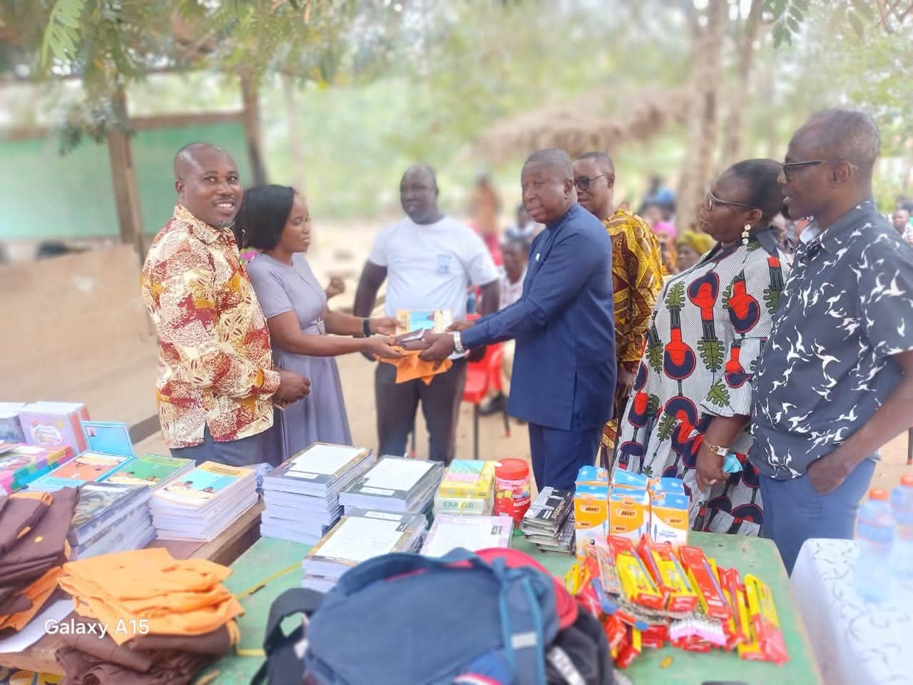 Tongu Educational Leaders Support Three Deprived Basic Schools with Learning Materials