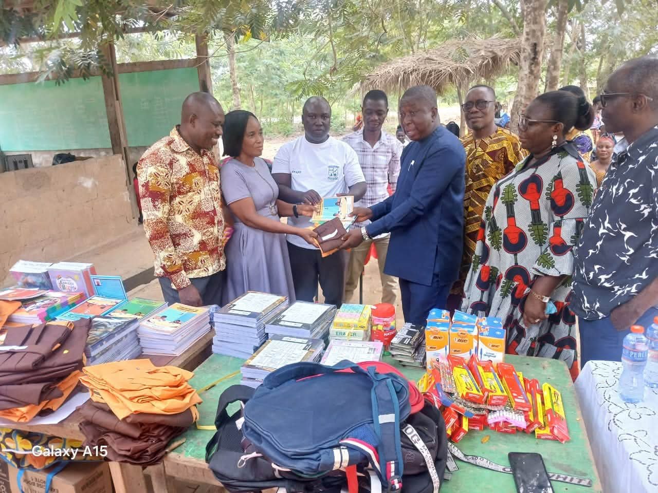 Tongu Educational Leaders Support Three Deprived Basic Schools with Learning Materials