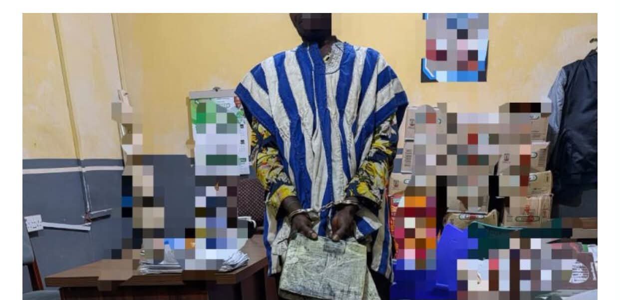 Police Arrest 49-Year-Old Trader in Ashaiman Over 37 Slabs of Suspected Indian Hemp