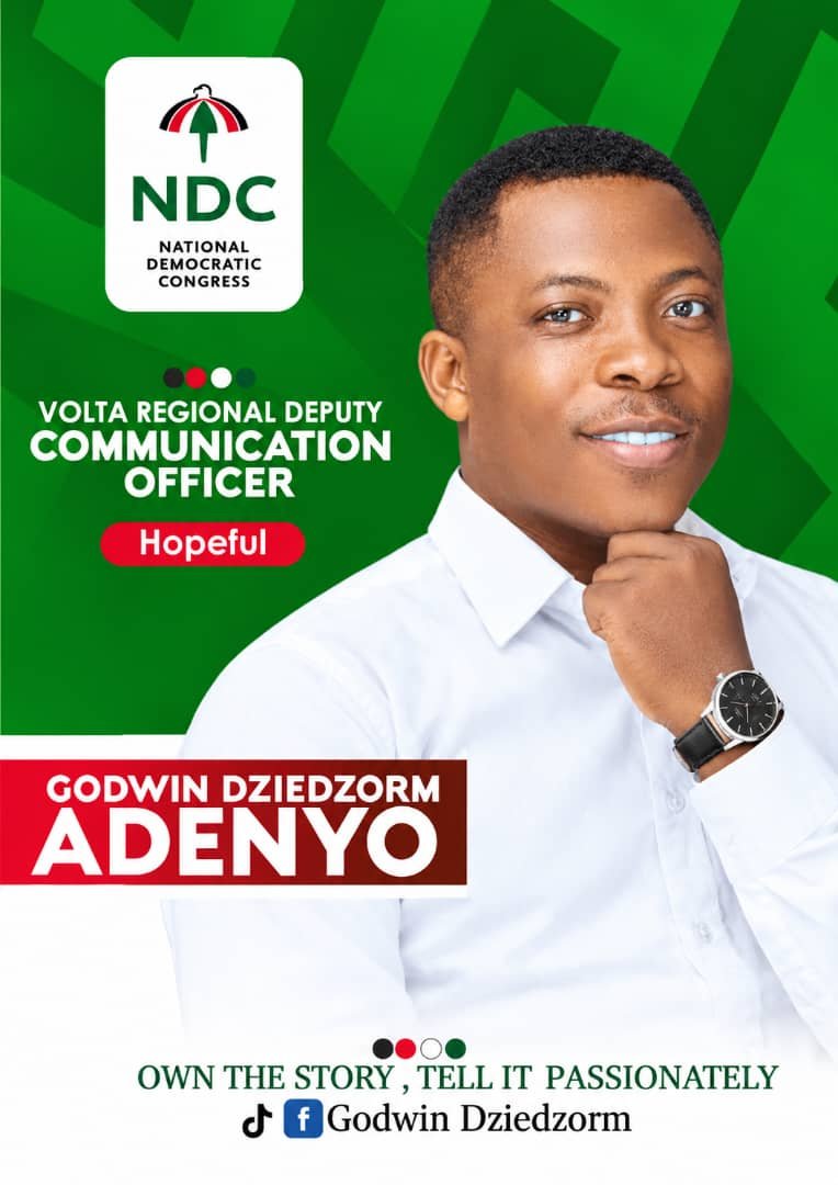 Former Sports Presenter Godwin Dziedzorm Adenyo Steps Up to Contest for NDC Deputy Regional Communication Officer