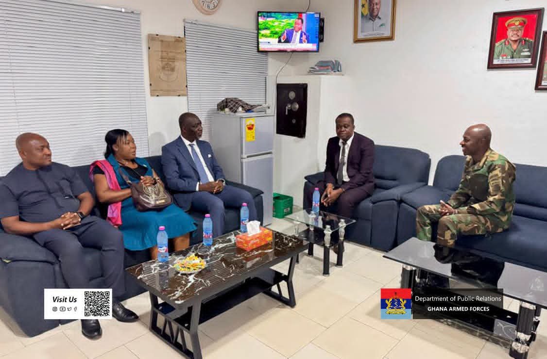 Bank of Ghana Hohoe Branch Strengthens Ties with 66 Artillery Regiment During Courtesy Visit