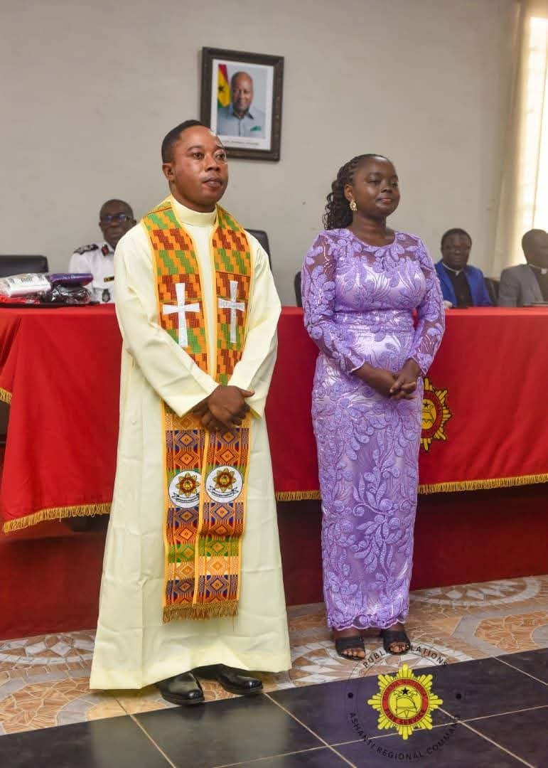 GNFS Inducts First Catholic and Pentecostal Chaplain in Bono and Ashanti Regions
