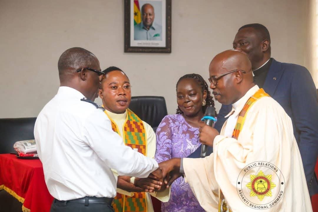 GNFS Inducts First Catholic and Pentecostal Chaplain in Bono and Ashanti Regions