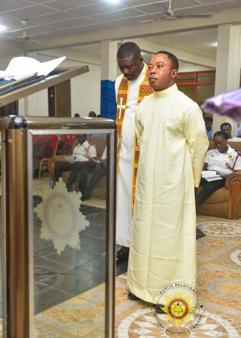 GNFS Inducts First Catholic and Pentecostal Chaplain in Bono and Ashanti Regions