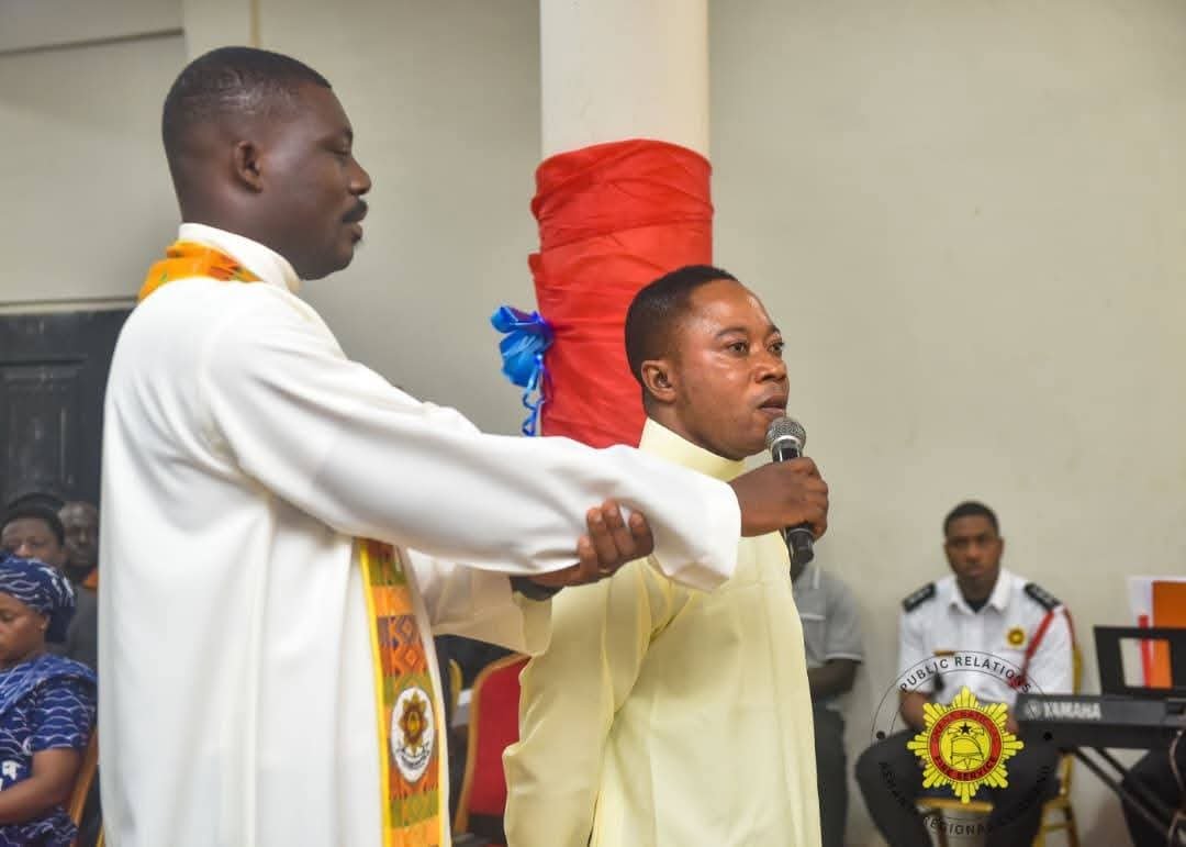 GNFS Inducts First Catholic and Pentecostal Chaplain in Bono and Ashanti Regions