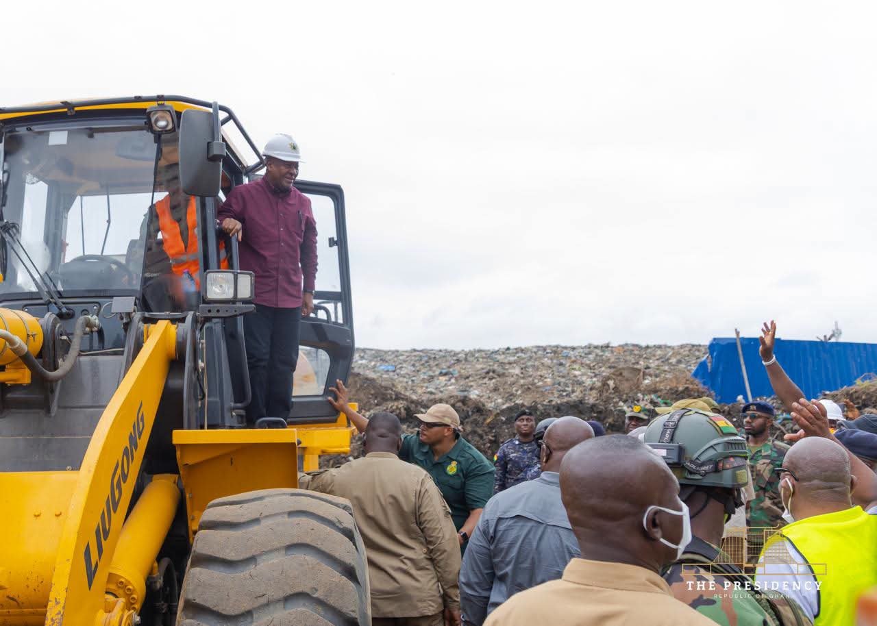 Government Begins Mass Evacuation of Agbogbloshie Waste Heaps to Adepa Landfill