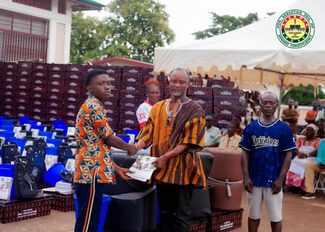 Kpando MP Hon. Sebastian Deh Supports Over 1,200 Freshers with "Smile to School " Distribution