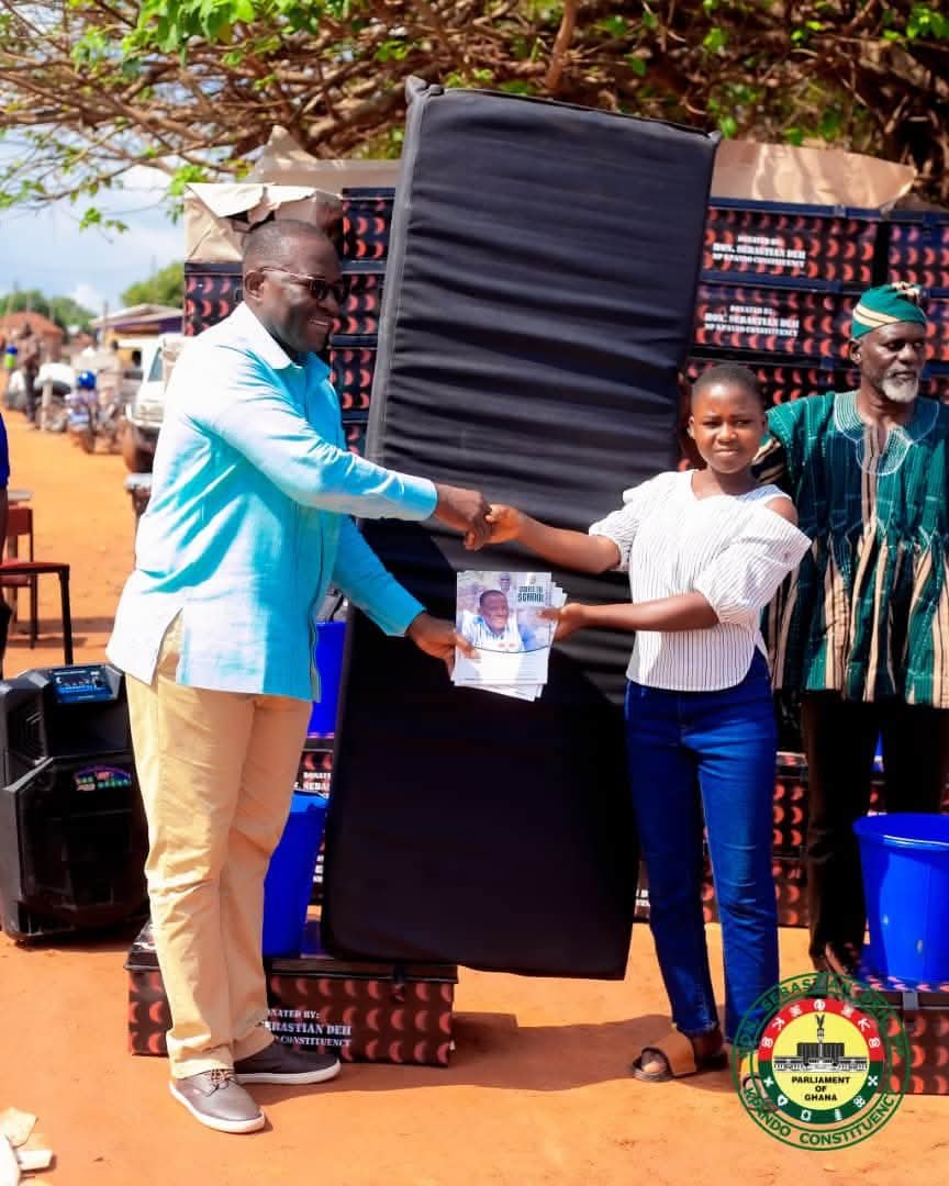 Kpando MP Hon. Sebastian Deh Supports Over 1,200 Freshers with "Smile to School " Distribution