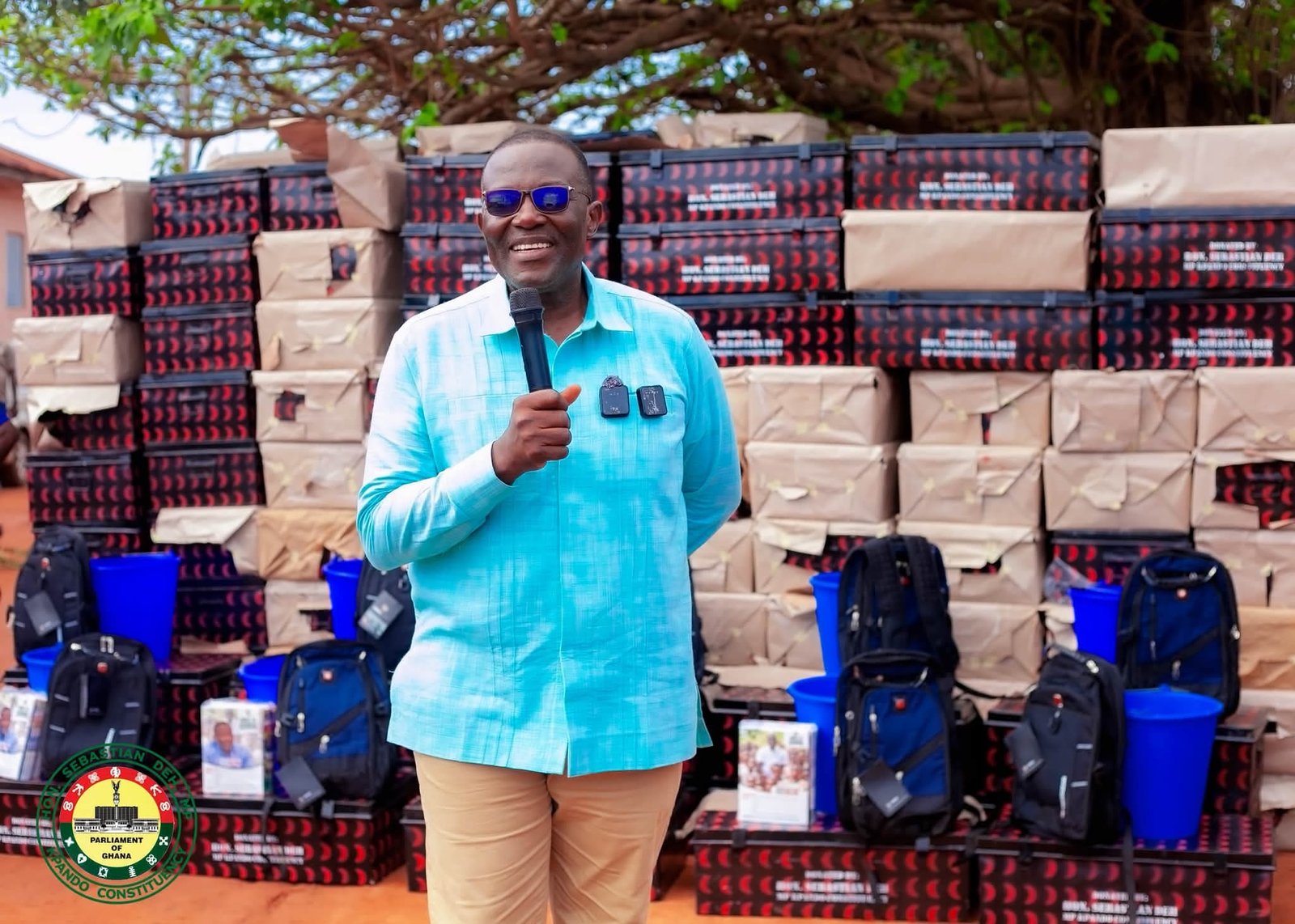 Kpando MP Hon. Sebastian Deh Supports Over 1,200 Freshers with "Smile to School " Distribution
