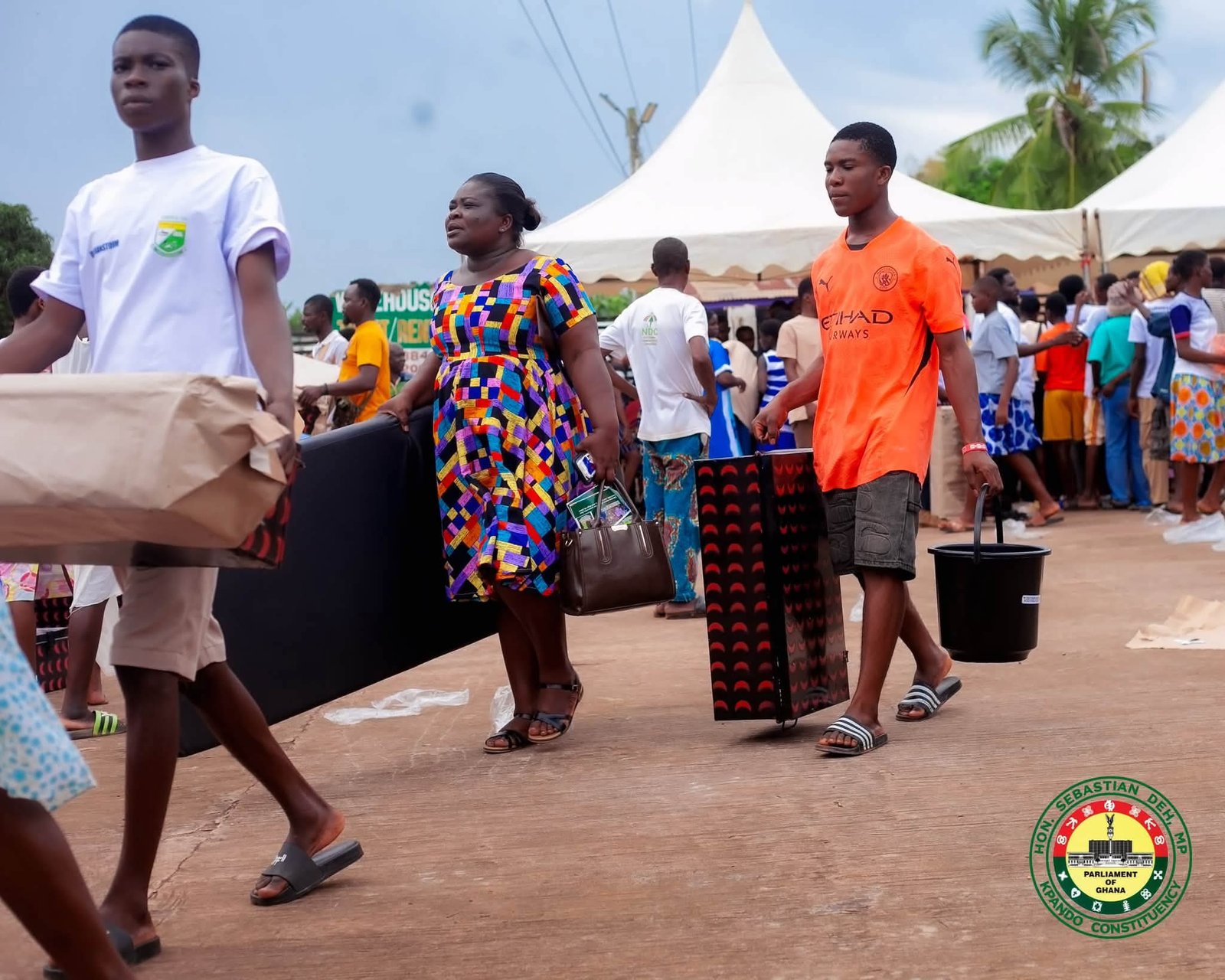 Kpando MP Hon. Sebastian Deh Supports Over 1,200 Freshers with "Smile to School " Distribution