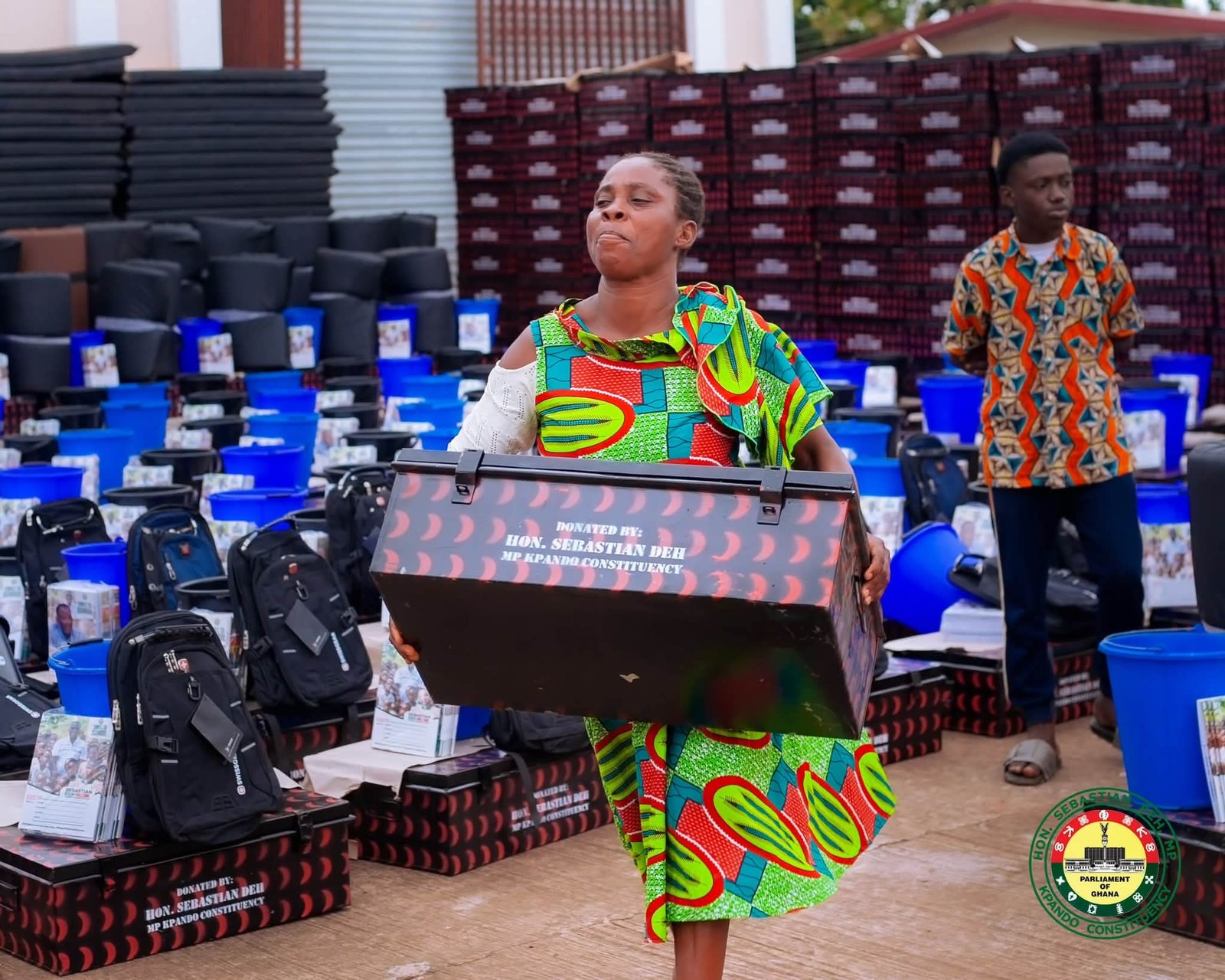 Kpando MP Hon. Sebastian Deh Supports Over 1,200 Freshers with "Smile to School " Distribution