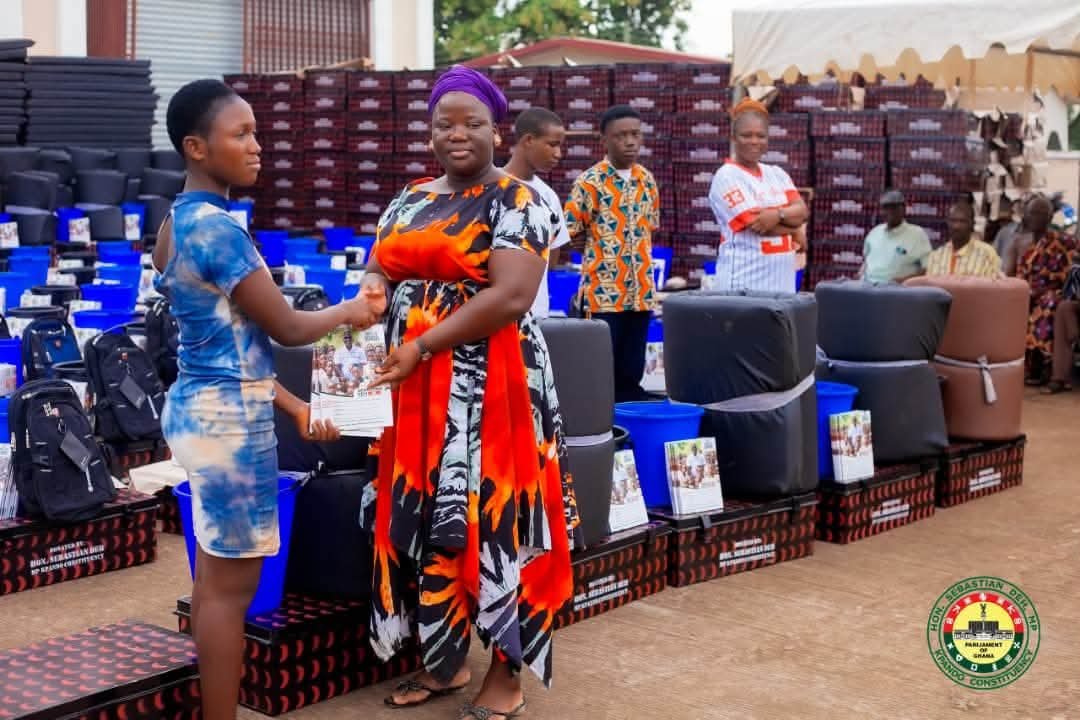 Kpando MP Hon. Sebastian Deh Supports Over 1,200 Freshers with "Smile to School " Distribution