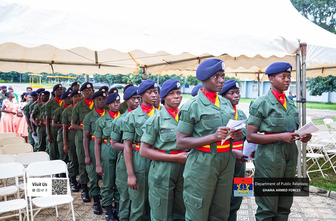 New Recruits Celebrated as Armour Training School Holds Passing Out Religious Service