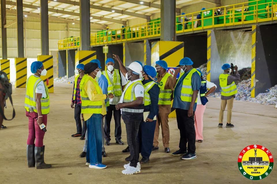 Parliamentary Sanitation Committee Inspects Ho Integrated Recycling Plant