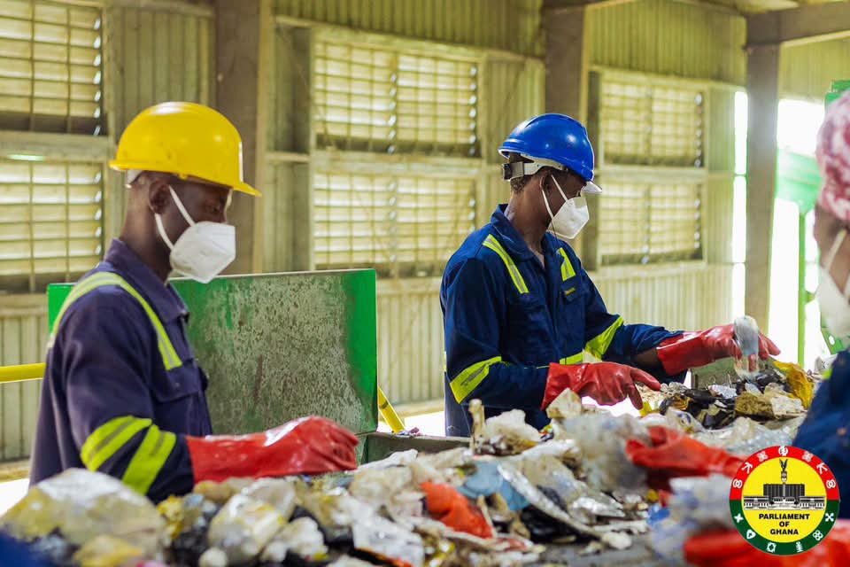 Parliamentary Sanitation Committee Inspects Ho Integrated Recycling Plant