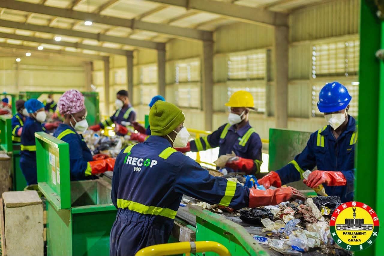 Parliamentary Sanitation Committee Inspects Ho Integrated Recycling Plant