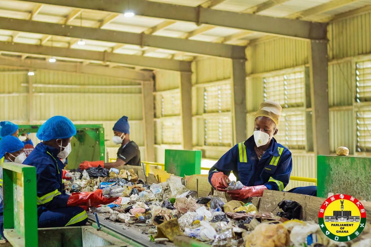 Parliamentary Sanitation Committee Inspects Ho Integrated Recycling Plant