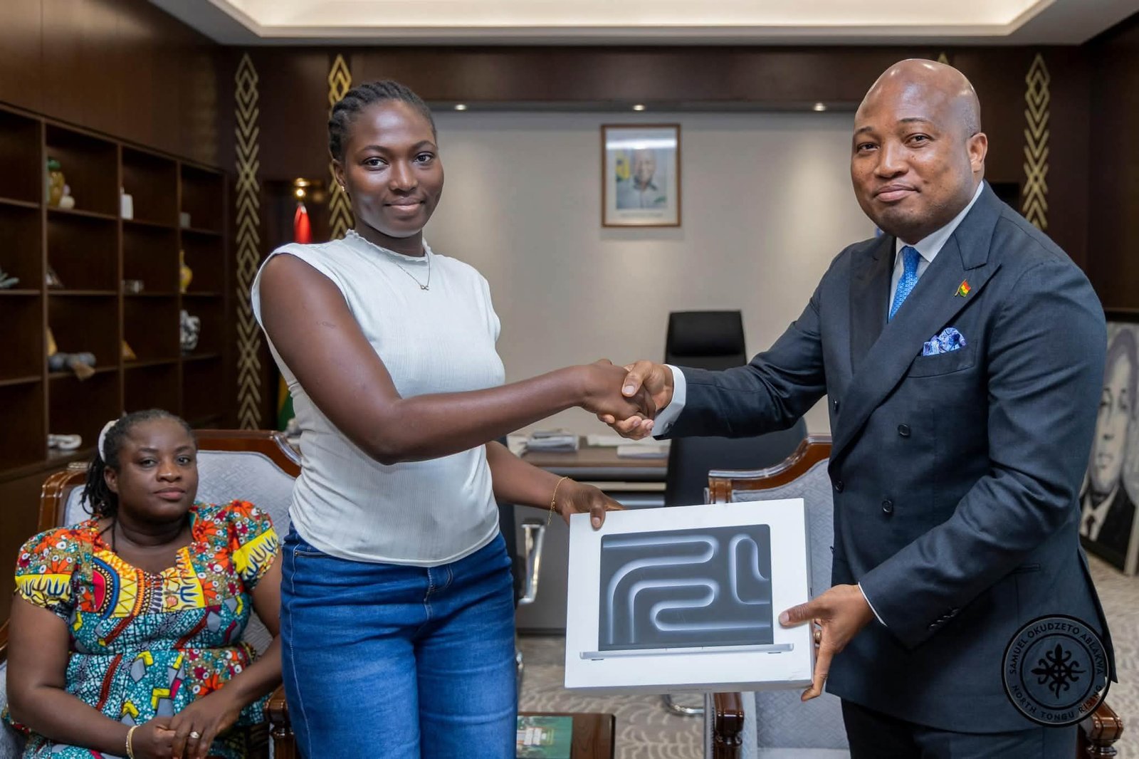 North Tongu MP Samuel Okudzeto Ablakwa Awards Full Scholarships and MacBooks to Top WASSCE Performers