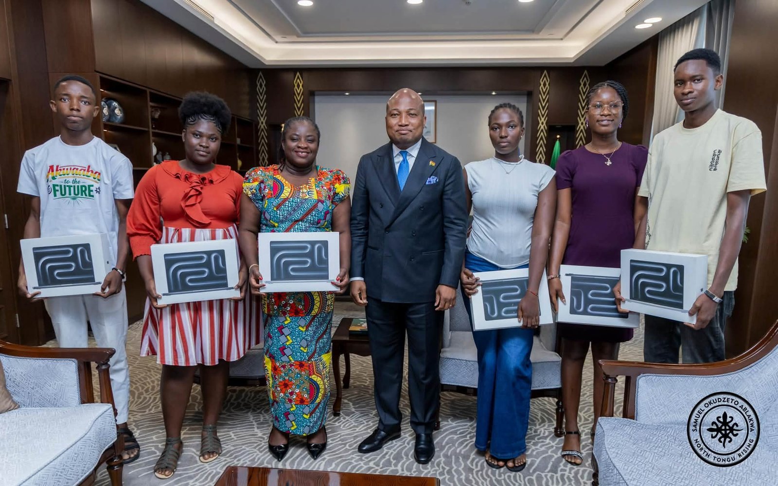 North Tongu MP Samuel Okudzeto Ablakwa Awards Full Scholarships and MacBooks to Top WASSCE Performers