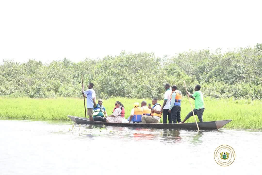 Volta Regional Minister Explores Avu Lagoon Ecotourism Site Ahead of Birthday