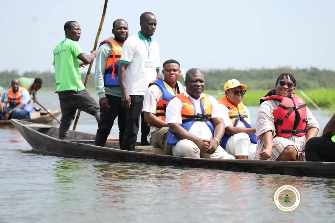Volta Regional Minister Explores Avu Lagoon Ecotourism Site Ahead of Birthday