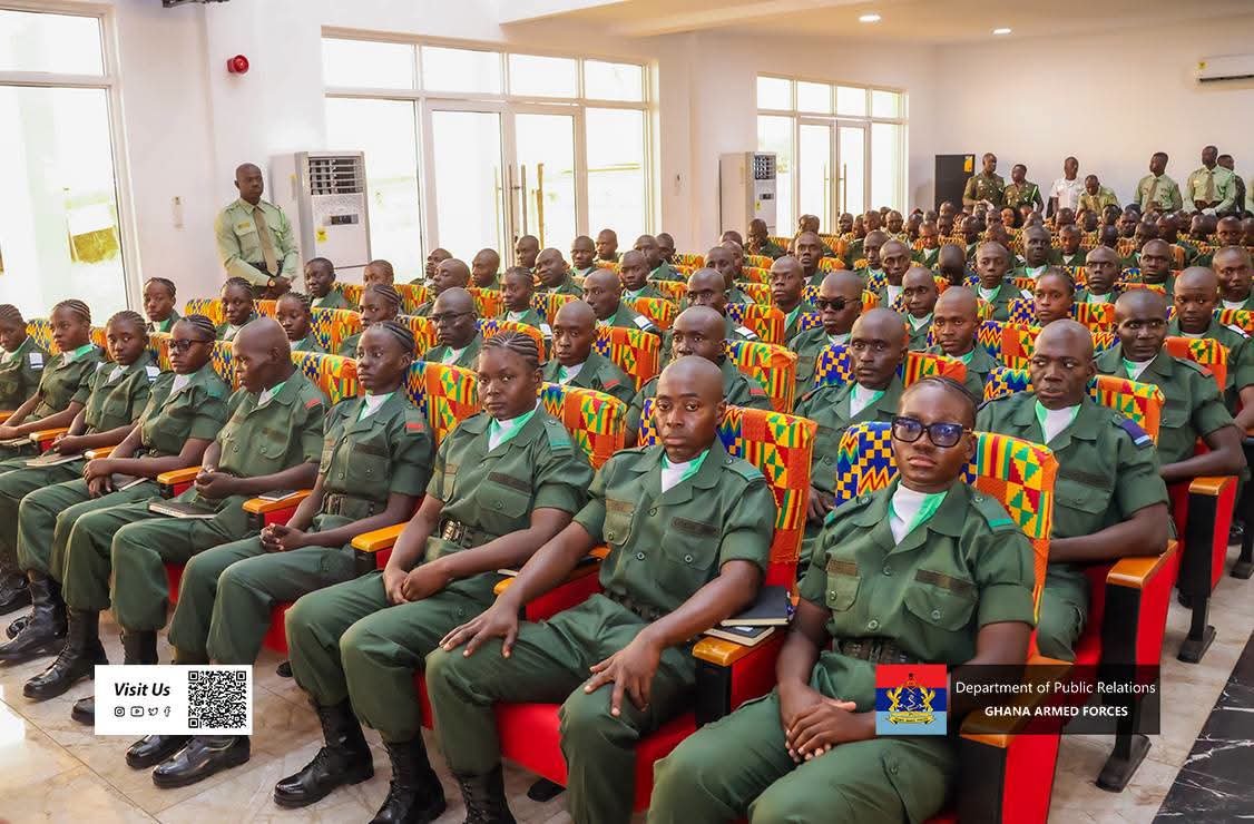 Ghana Military Academy Inducts SMC 66 and SSC/SD 63 Cadets at Whistler Barracks