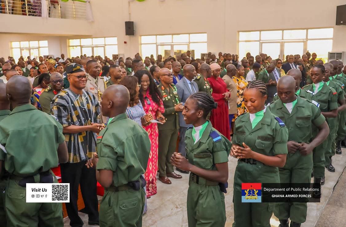 Ghana Military Academy Inducts SMC 66 and SSC/SD 63 Cadets at Whistler Barracks