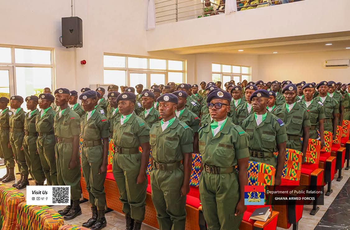 Ghana Military Academy Inducts SMC 66 and SSC/SD 63 Cadets at Whistler Barracks