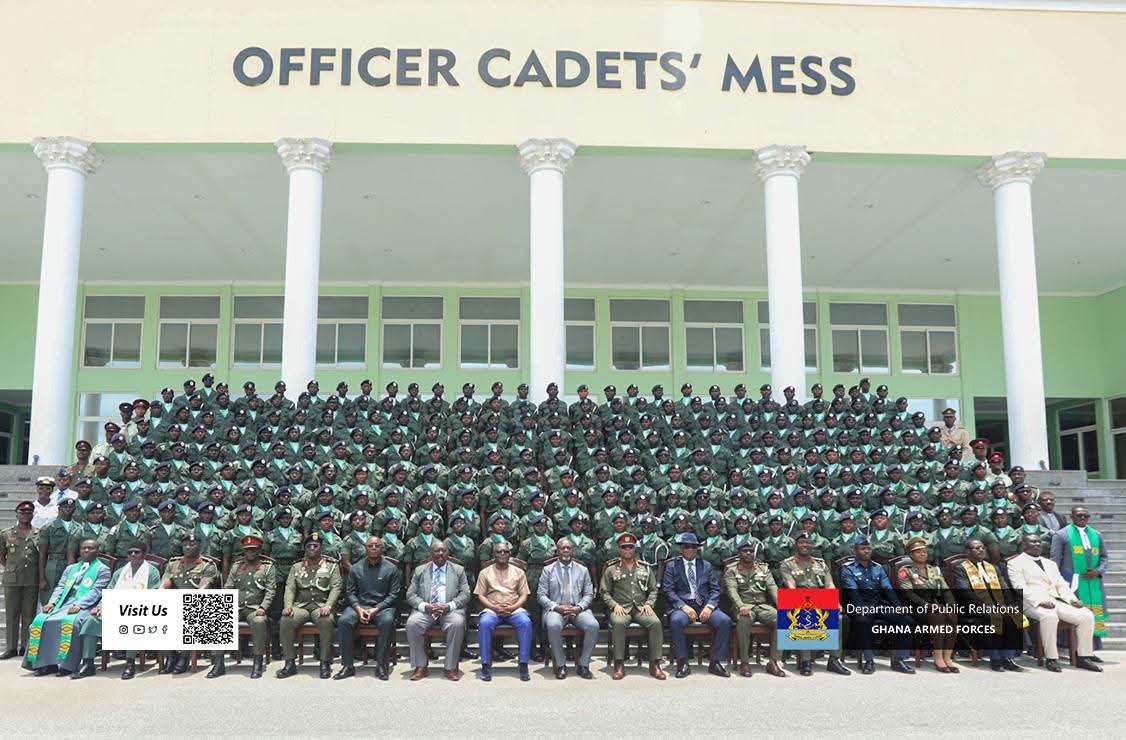 Ghana Military Academy Inducts SMC 66 and SSC/SD 63 Cadets at Whistler Barracks