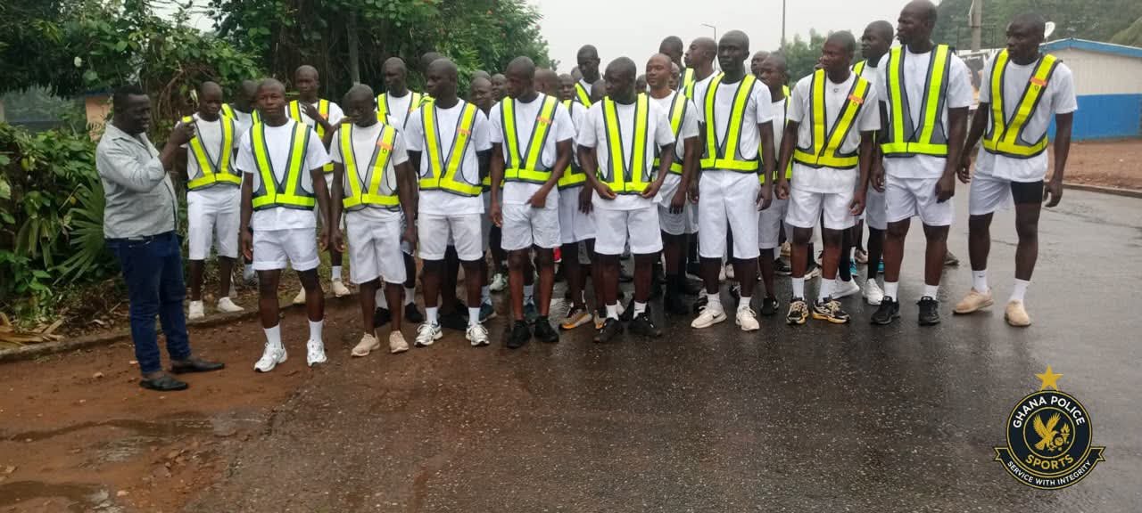 Ho Police Training School Selects Top Recruits in 10km Cross-Country Race