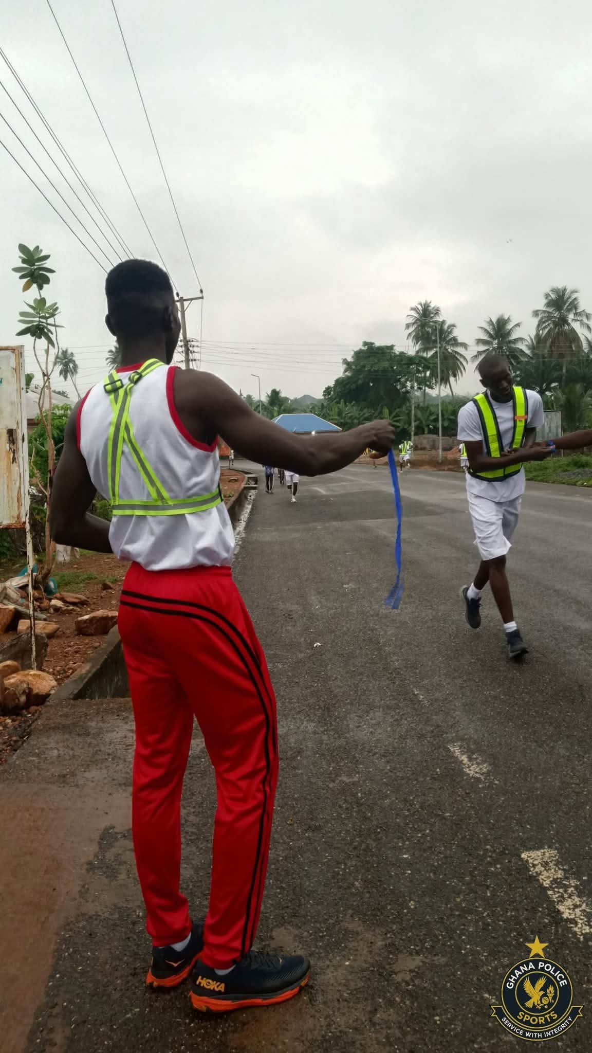 Ho Police Training School Selects Top Recruits in 10km Cross-Country Race