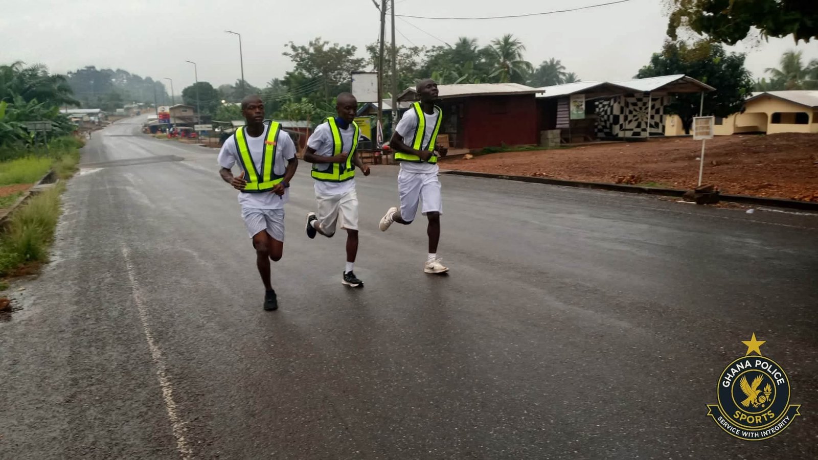 Ho Police Training School Selects Top Recruits in 10km Cross-Country Race