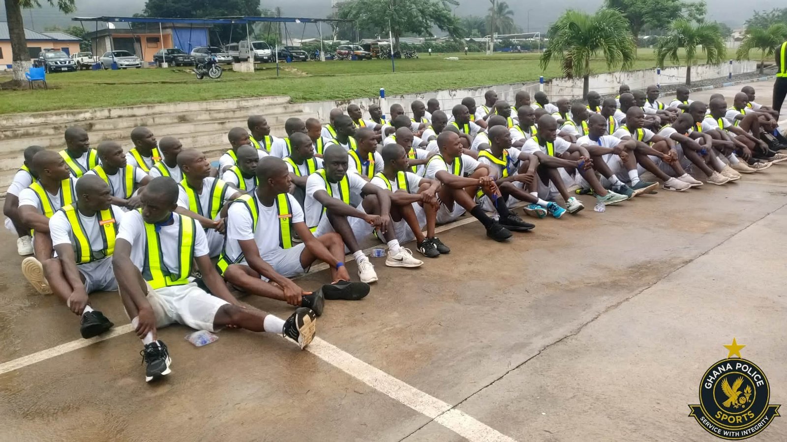 Ho Police Training School Selects Top Recruits in 10km Cross-Country Race
