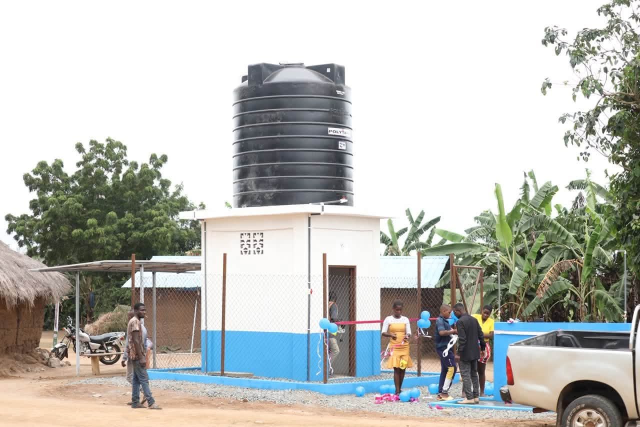 Hon. James Gunu Marks Birthday with Sustainable Impact: Commissioned Solar Borehole for the People of Agblonu