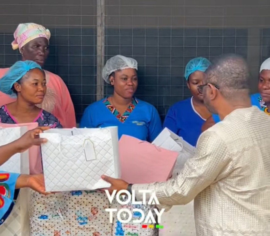Hon. Kobena Mensah Woyome Celebrates Birthday : Donates to Maternity Ward at Richard Novati Catholic Hospital